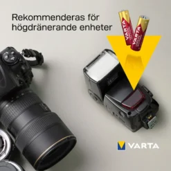 Varta Longlife Max Power AA-batterier 8-pack