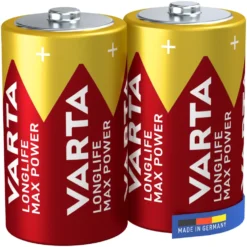 Varta Longlife Max Power D-batterier 2-pack