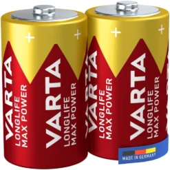 Varta Longlife Max Power D-batterier 2-pack