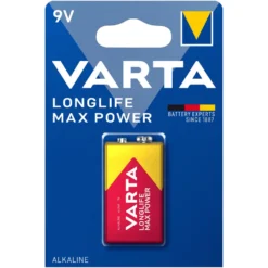 Varta Longlife Power Alkaliskt 9 V-batteri 1-pack