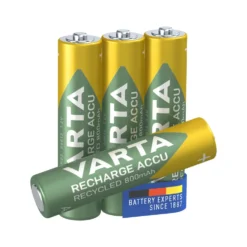 Varta Recharge Recycled AAA-batterier 800 mAh 4-pack