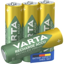 Varta Recharge Recycled AA-batterier 2100 mAh 4-pack
