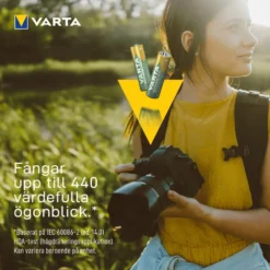 Varta Recharge Recycled AA-batterier 2100 mAh 4-pack