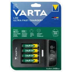 Varta Snabb batteriladdare med övervakning