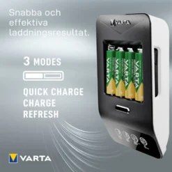 Varta Snabb batteriladdare med övervakning