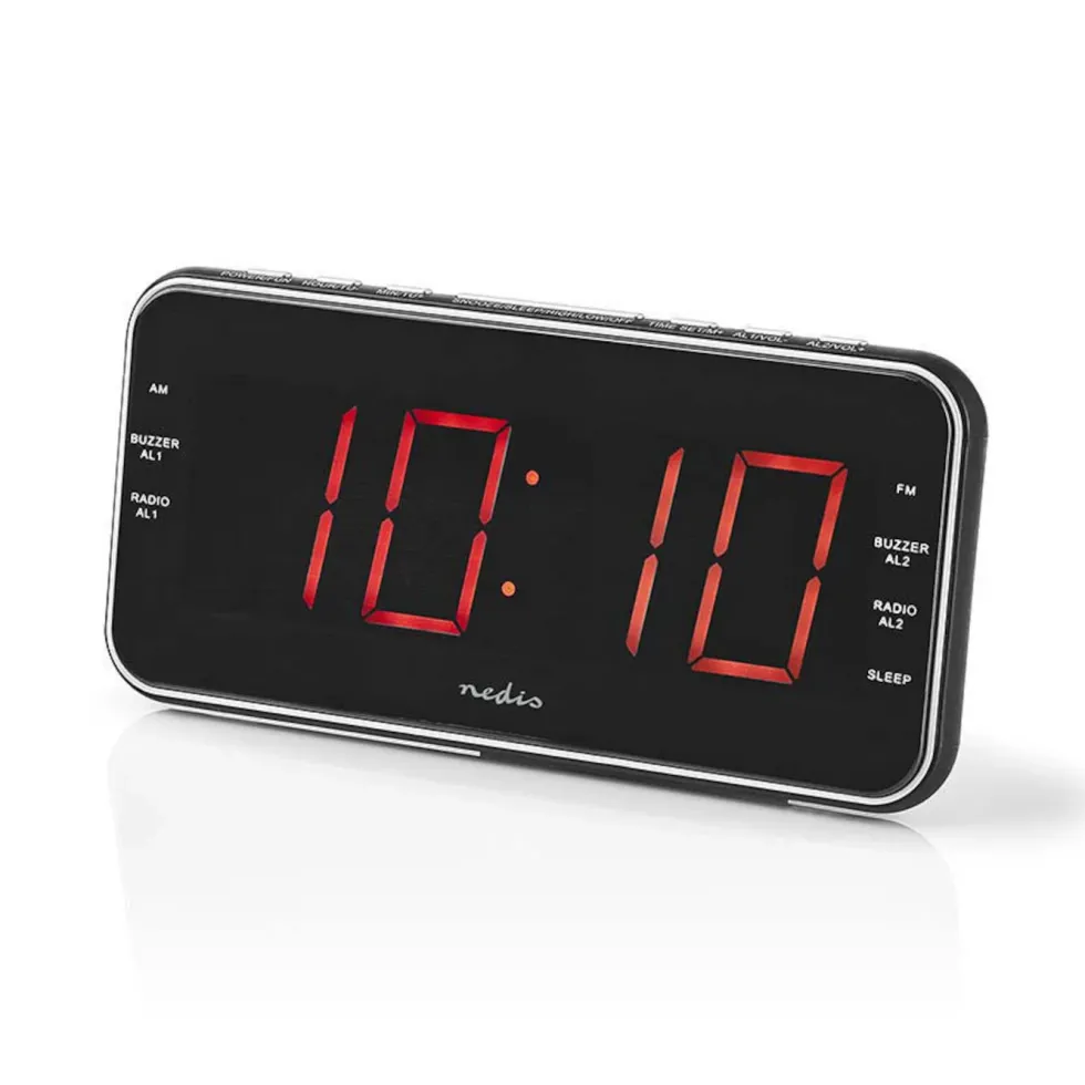 Väckarklocka med FM-radio