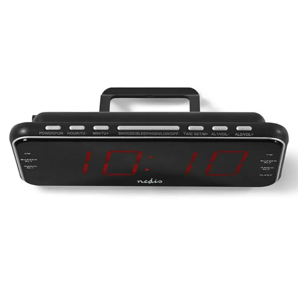Väckarklocka med FM-radio