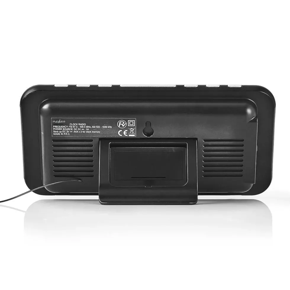 Väckarklocka med FM-radio