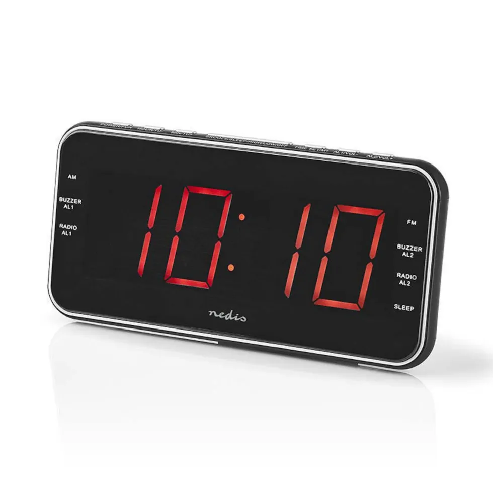 Väckarklocka med FM-radio