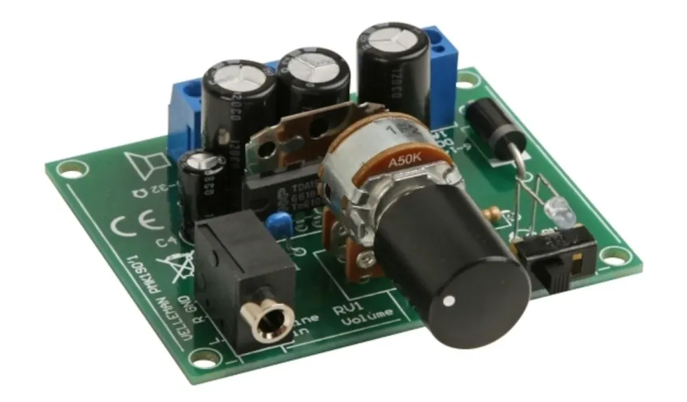 Velleman Stereoförstärkare 2x5 W Byggsats