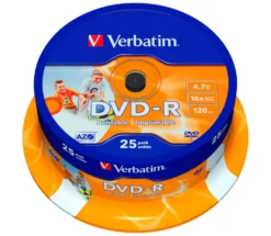 Verbatim DVD-R Inkjet 25-pack