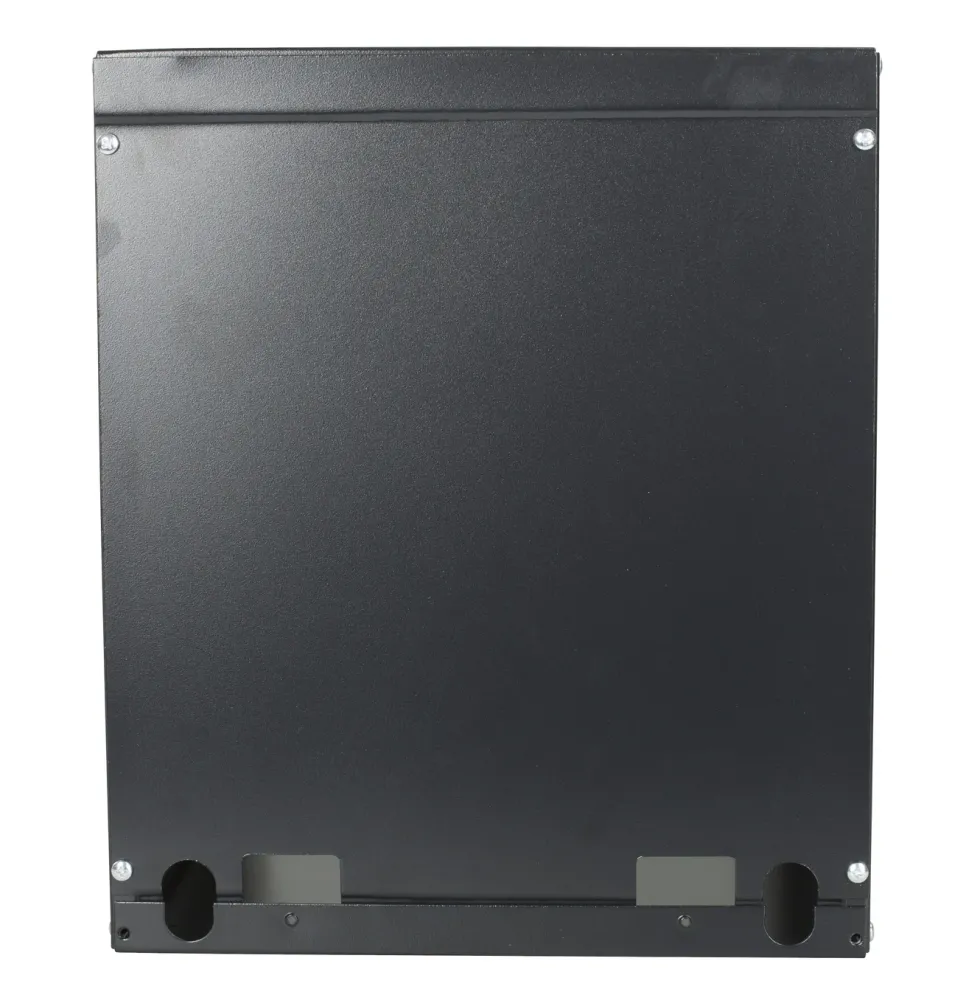 10" väggskåp Svart 6U