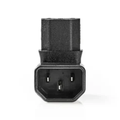 Vinkeladapter C13 90° Nedåtvinklad