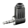 Vinklad 3,5 mm-kontakt Hane Stereo