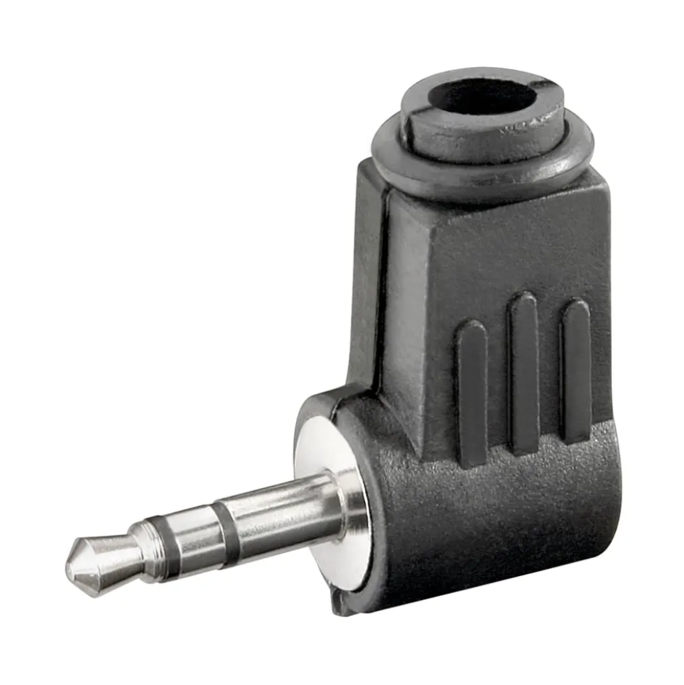 Vinklad 3,5 mm-kontakt Hane Stereo