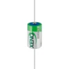3,6 V litium tionylklorid 1/2 AA axial