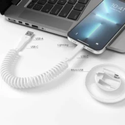 Vonmählen Allroundo Eco 6-i-1-laddkabel Vit