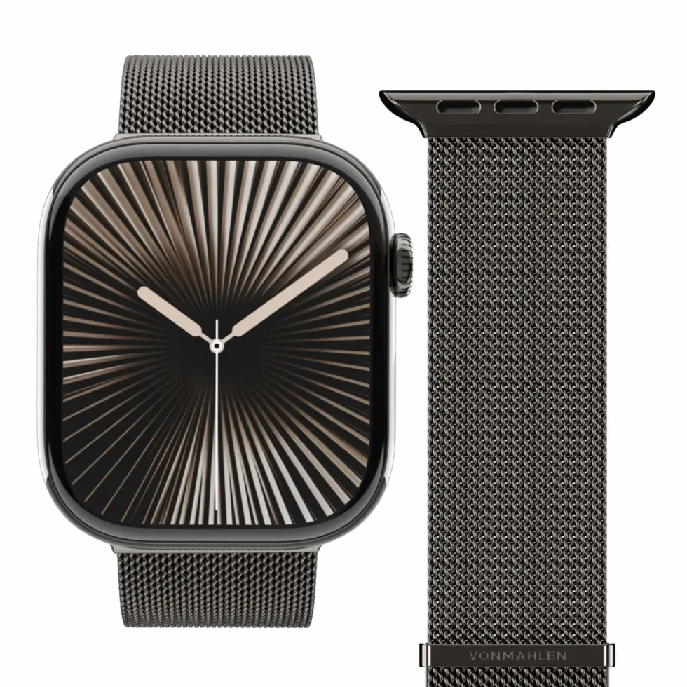 Vonmählen Milanese Loop 2 till Apple Watch 44/45/46/49 mm Granite