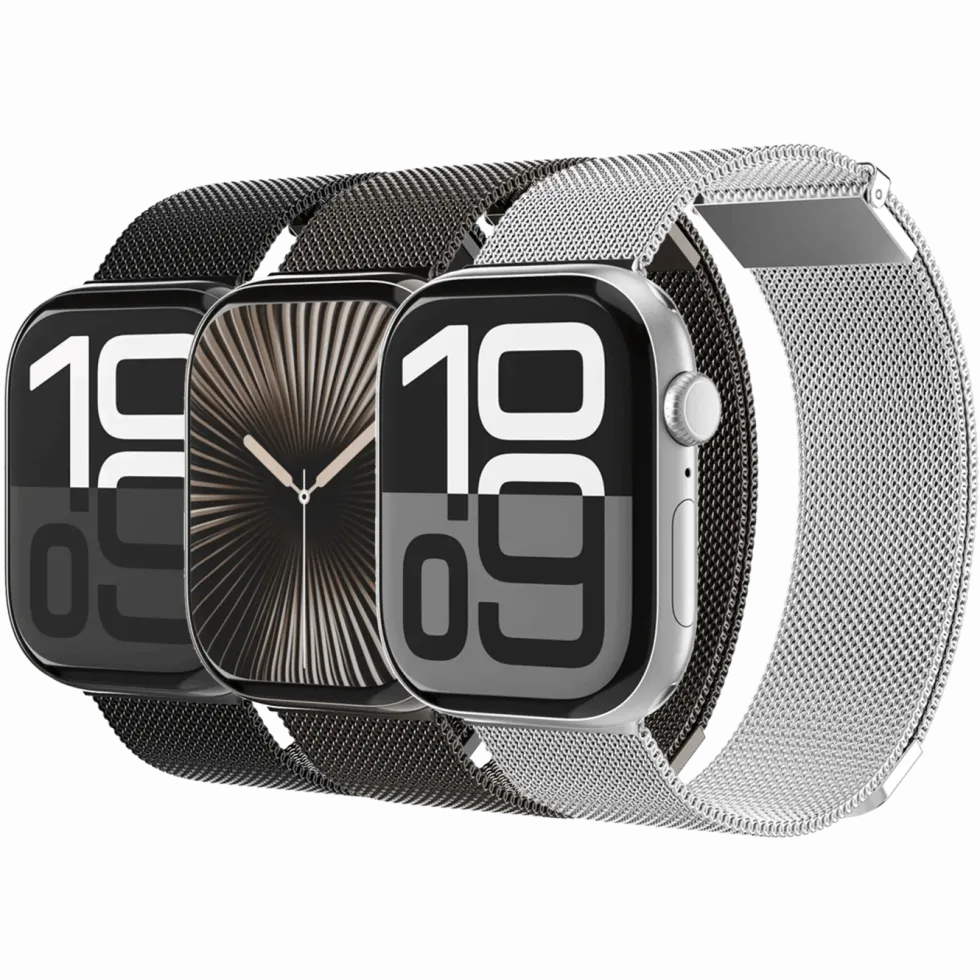 Vonmählen Milanese Loop 2 till Apple Watch 44/45/46/49 mm Granite