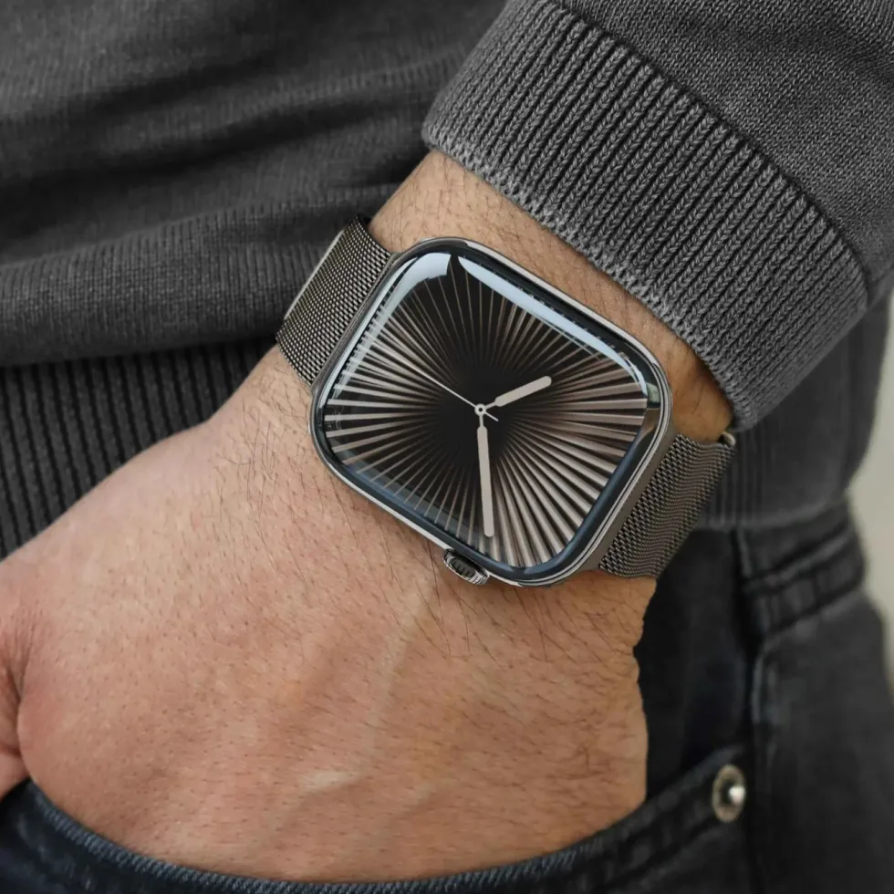 Vonmählen Milanese Loop 2 till Apple Watch 44/45/46/49 mm Granite