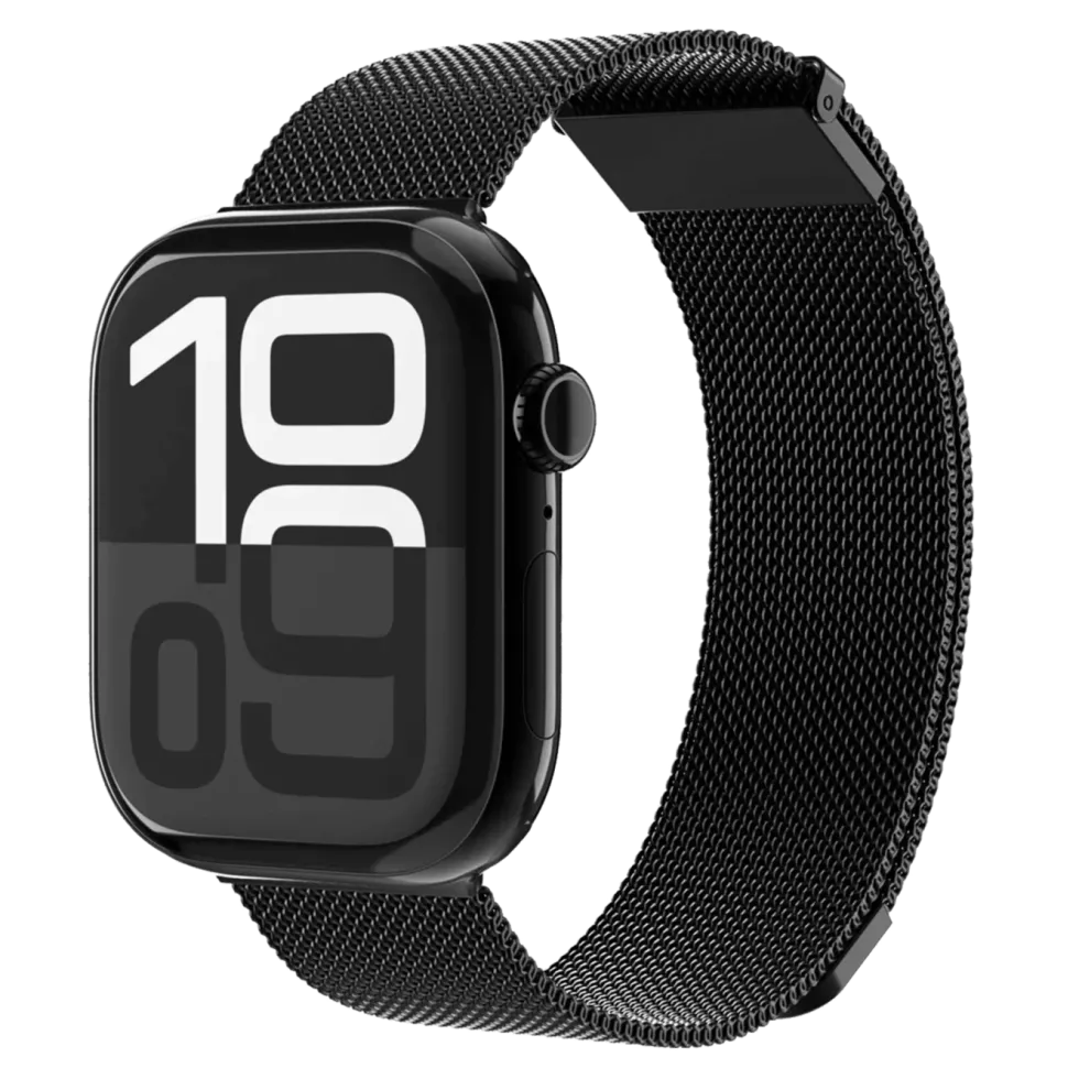 Vonmählen Milanese Loop 2 till Apple Watch 44/45/46/49 mm Black