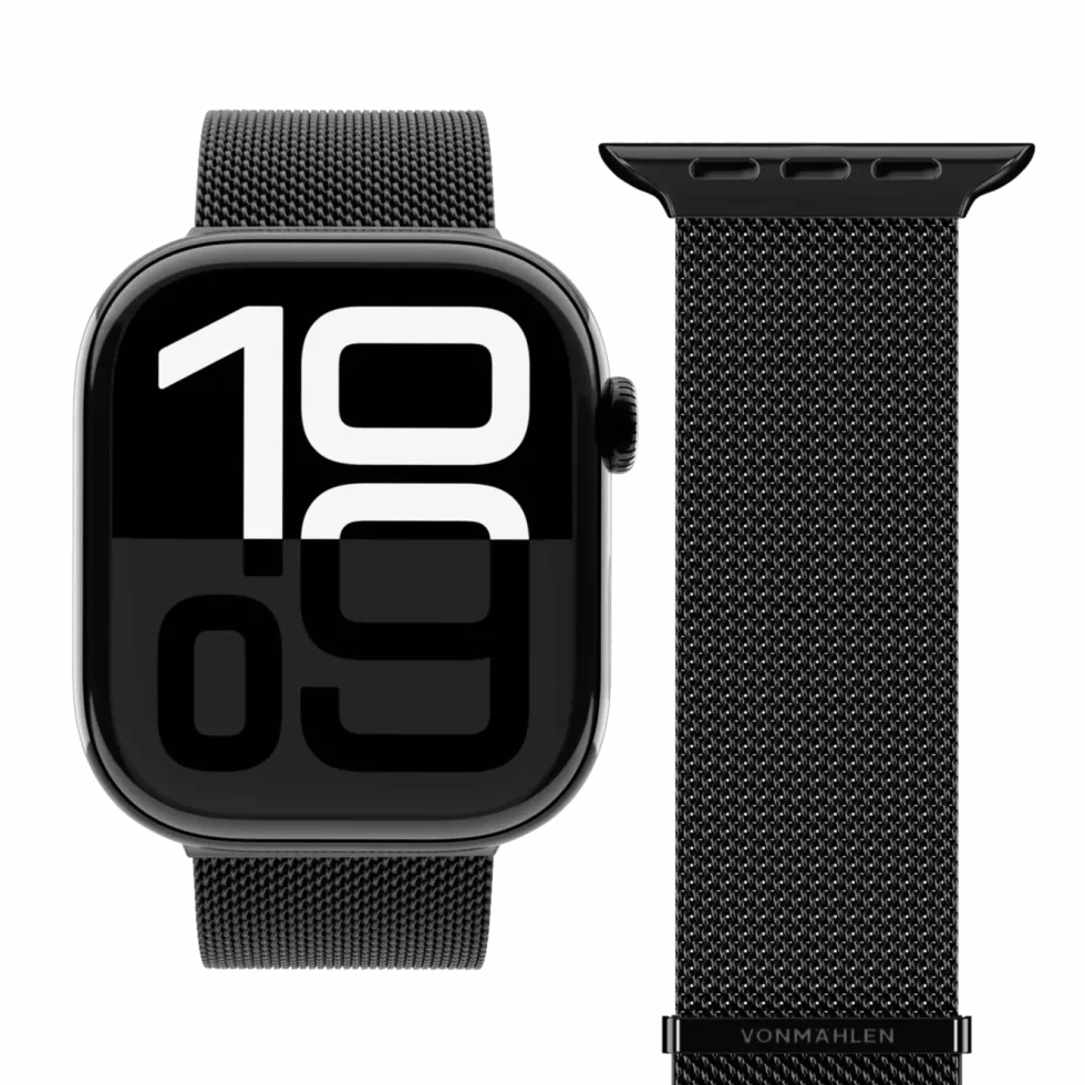 Vonmählen Milanese Loop 2 till Apple Watch 44/45/46/49 mm Black