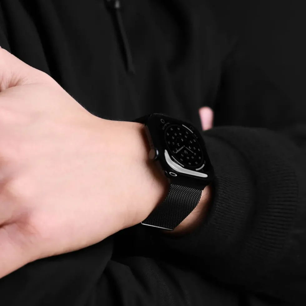 Vonmählen Milanese Loop 2 till Apple Watch 44/45/46/49 mm Black