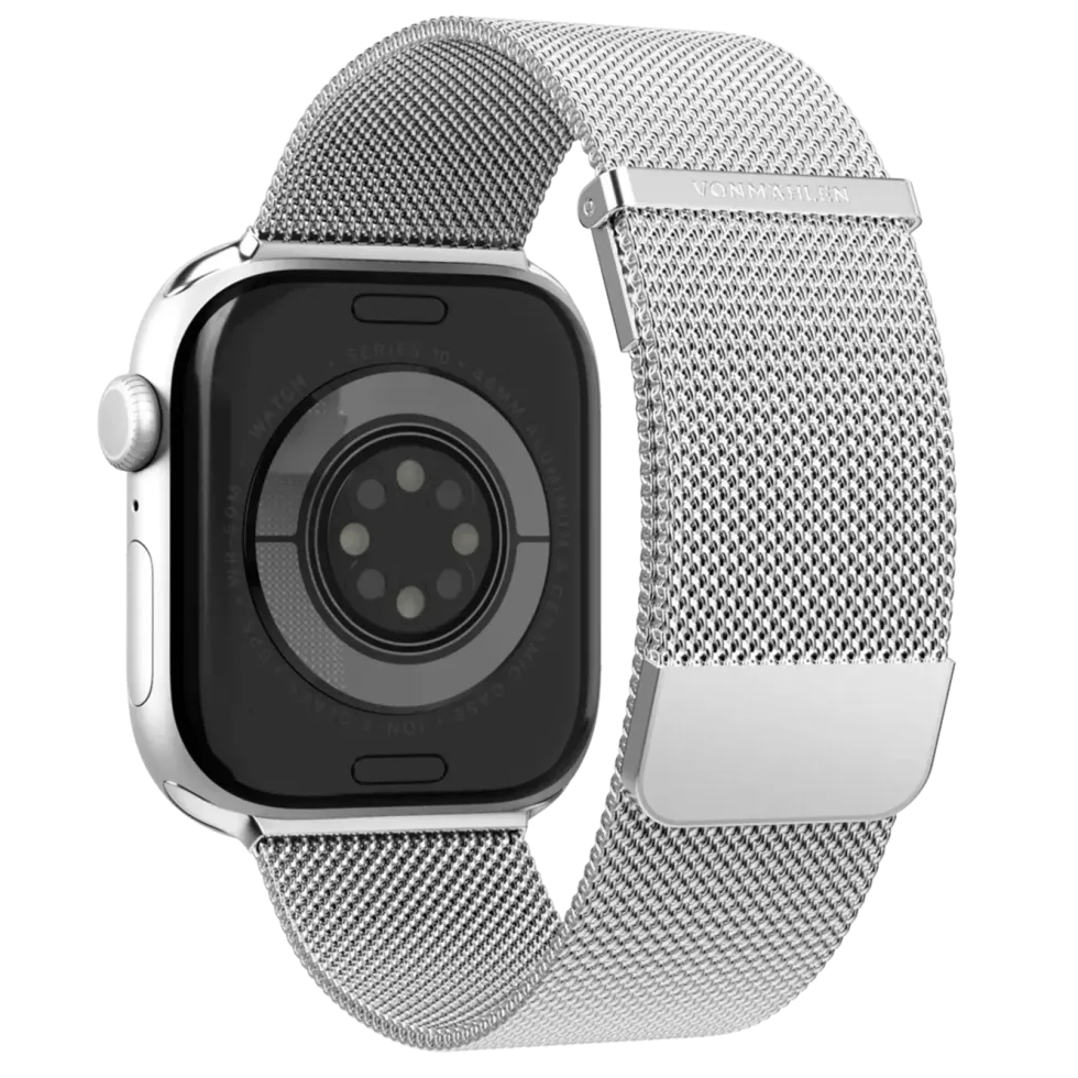Vonmählen Milanese Loop 2 till Apple Watch 44/45/46/49 mm Silver