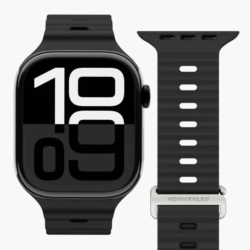 Vonmählen Wave Band 2 till Apple Watch 40/41/42 mm Black