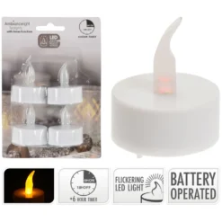 Värmeljus LED 4-pack