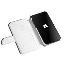 Wallet Case Solo 502 till iPhone 12 mini Vit