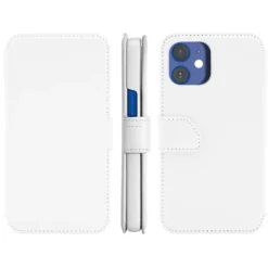 Wallet Case Solo 502 till iPhone 12 mini Vit