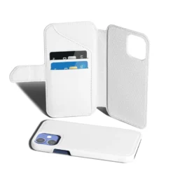 Wallet Case Solo 502 till iPhone 12 mini Vit