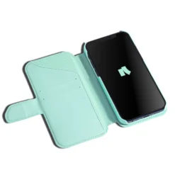 Wallet Case Solo 502 till iPhone 12 mini Turkos