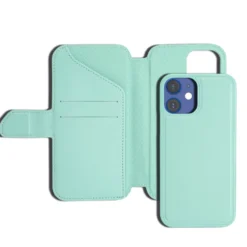 Wallet Case Solo 502 till iPhone 12 mini Turkos
