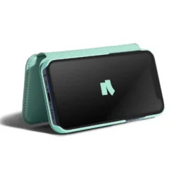Wallet Case Solo 502 till iPhone 12 mini Turkos
