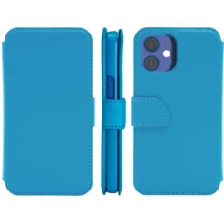 Wallet Case Solo 502 till iPhone 12 mini Blå