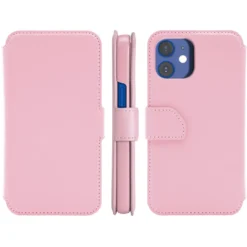 Wallet Case Solo 502 till iPhone 12 mini Rosa
