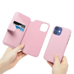 Wallet Case Solo 502 till iPhone 12 mini Rosa