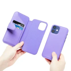 Wallet Case Solo 502 till iPhone 12 mini Lila