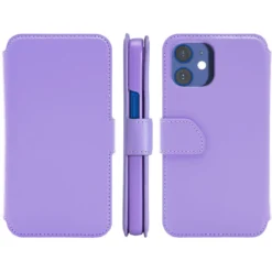 Wallet Case Solo 502 till iPhone 12 mini Lila