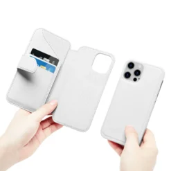 Wallet Case Solo 503 till iPhone 12 och 12 Pro Vit