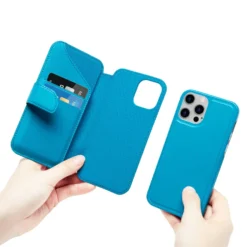 Wallet Case Solo 503 till iPhone 12 och 12 Pro Blå