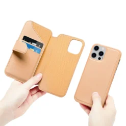 Wallet Case Solo 503 till iPhone 12 och 12 Pro Orange