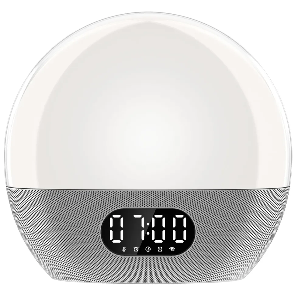 WiiM Wake-up light med väckarklocka