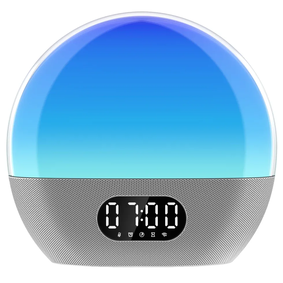 WiiM Wake-up light med väckarklocka