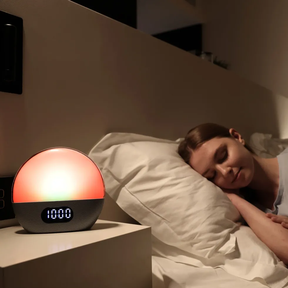 WiiM Wake-up light med väckarklocka