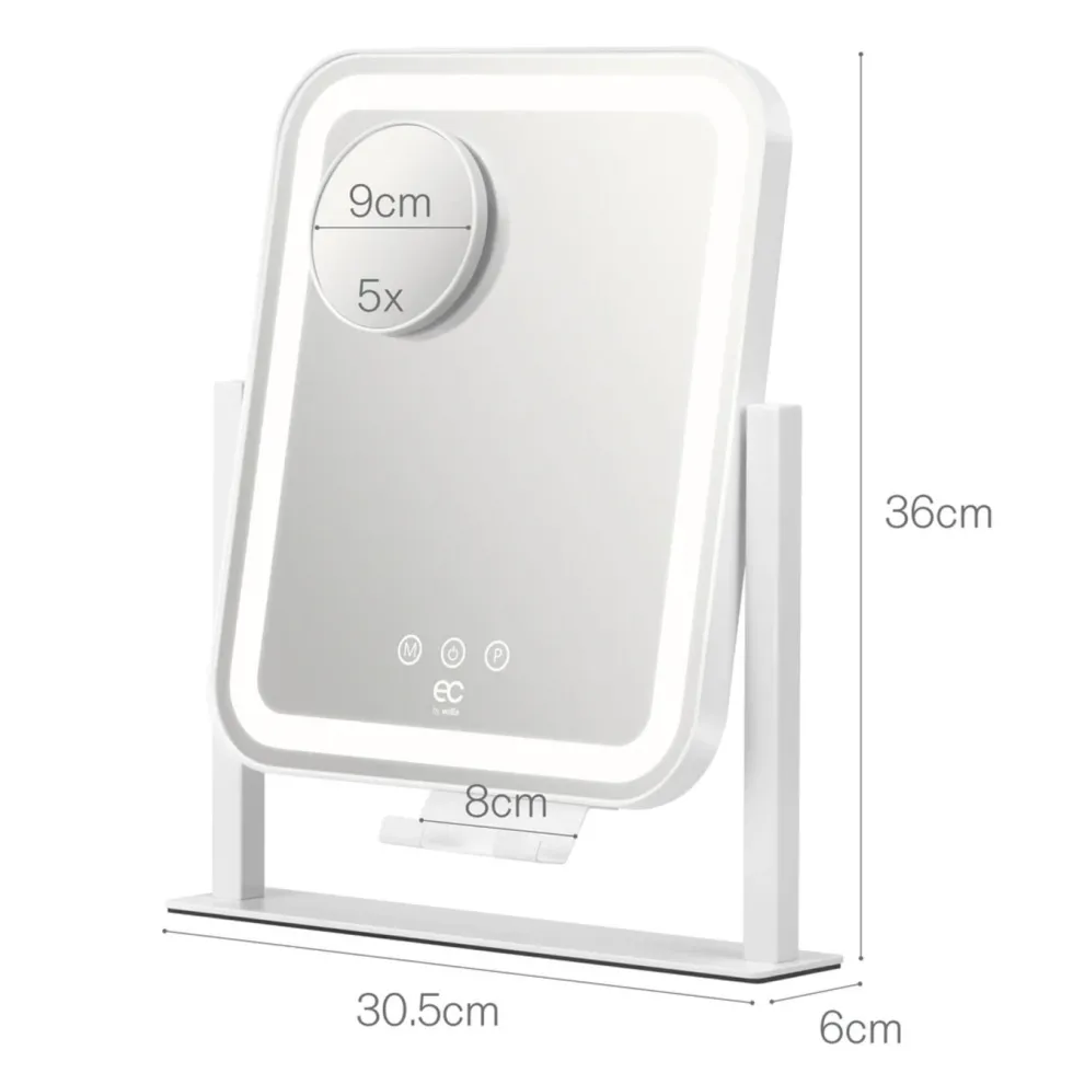 Wilfa EC Glowing sminkspegel 25 cm