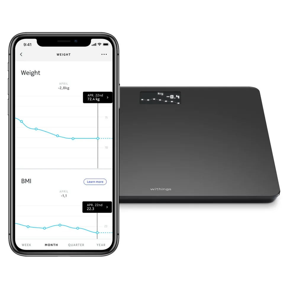Withings Body Personvåg med wifi Svart