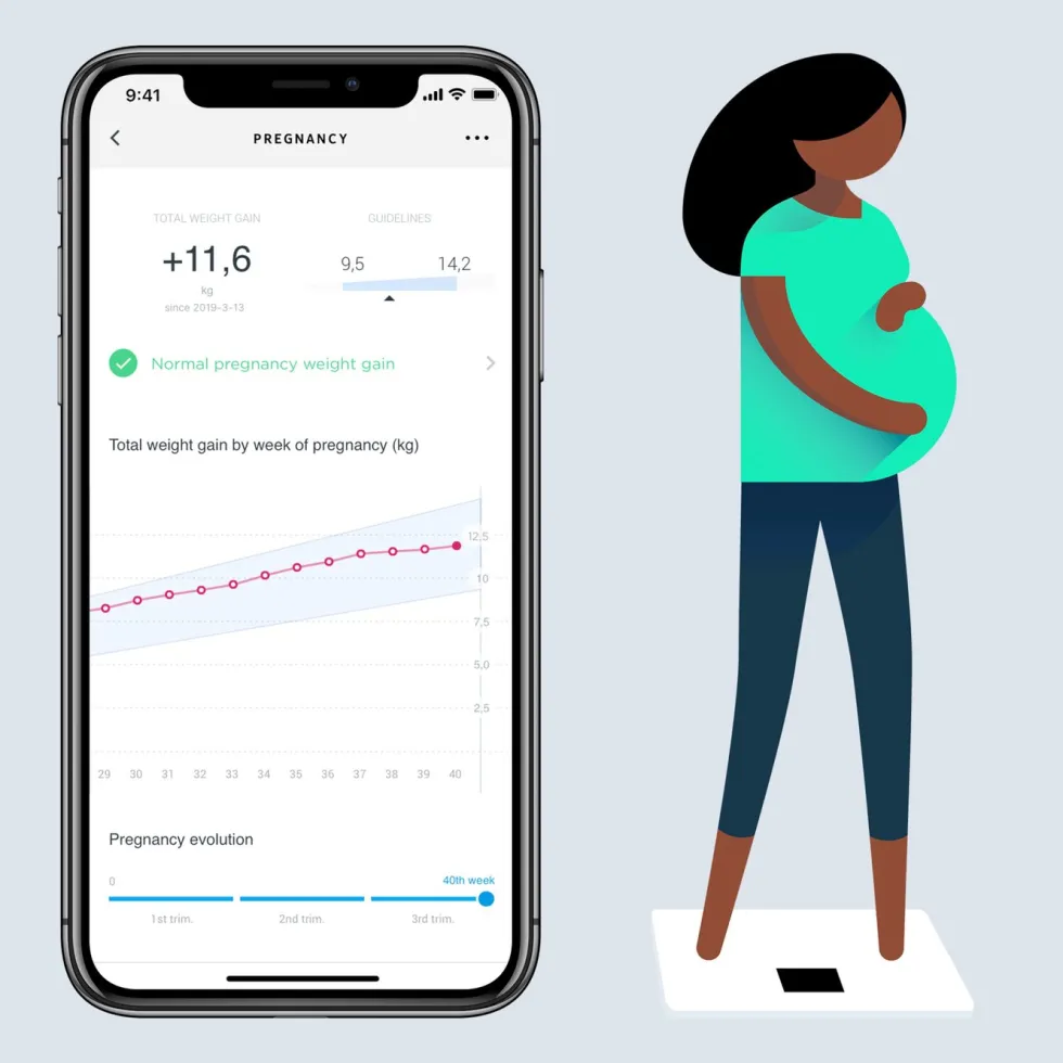 Withings Body Personvåg med wifi Svart